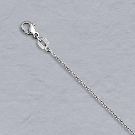 Platinum Round Cable Chain