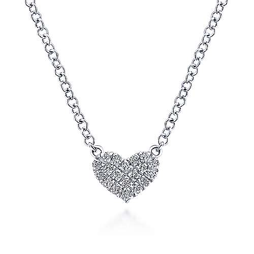 Lady's Yellow 14 Karat Heart Pendant