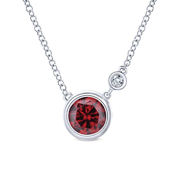 Sterling Silver Birthstone Necklaces