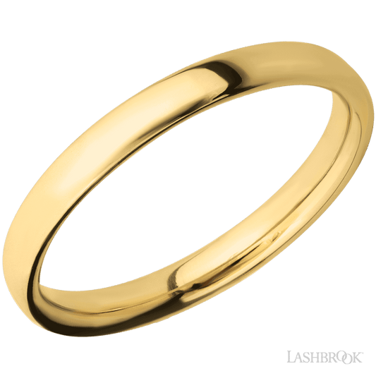 14K Yellow Gold with Polish Finish