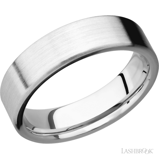 14K White Gold with Satin Finish