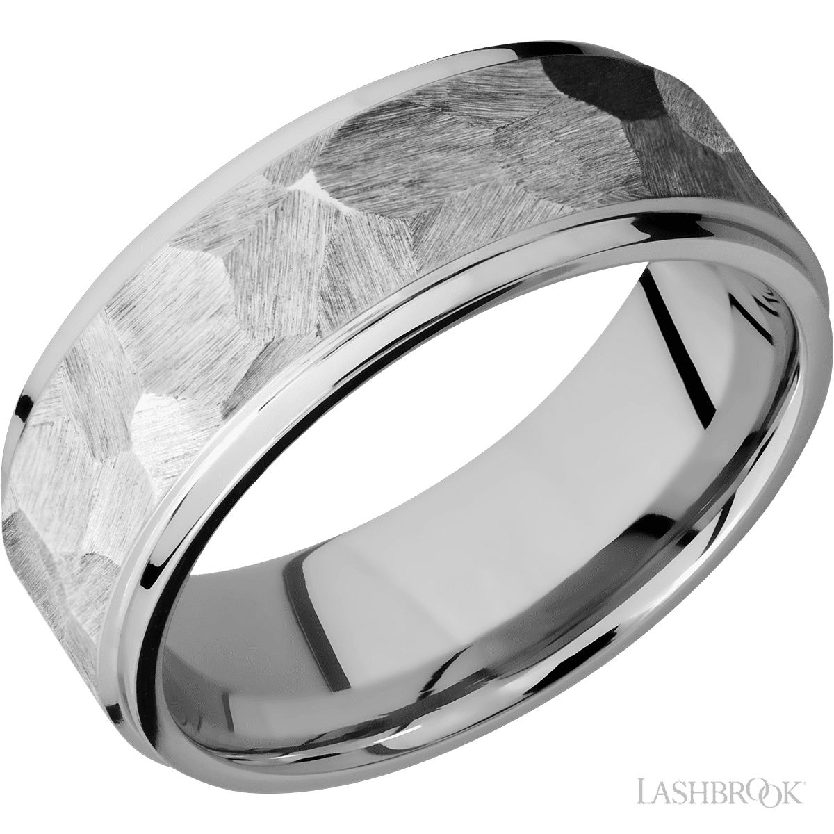 14K White Gold with Rock, Polish Finish