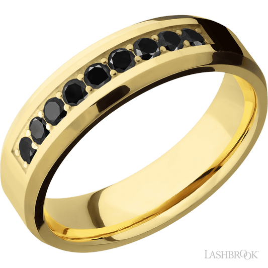 14K Yellow Gold with Polish, Polish Finish