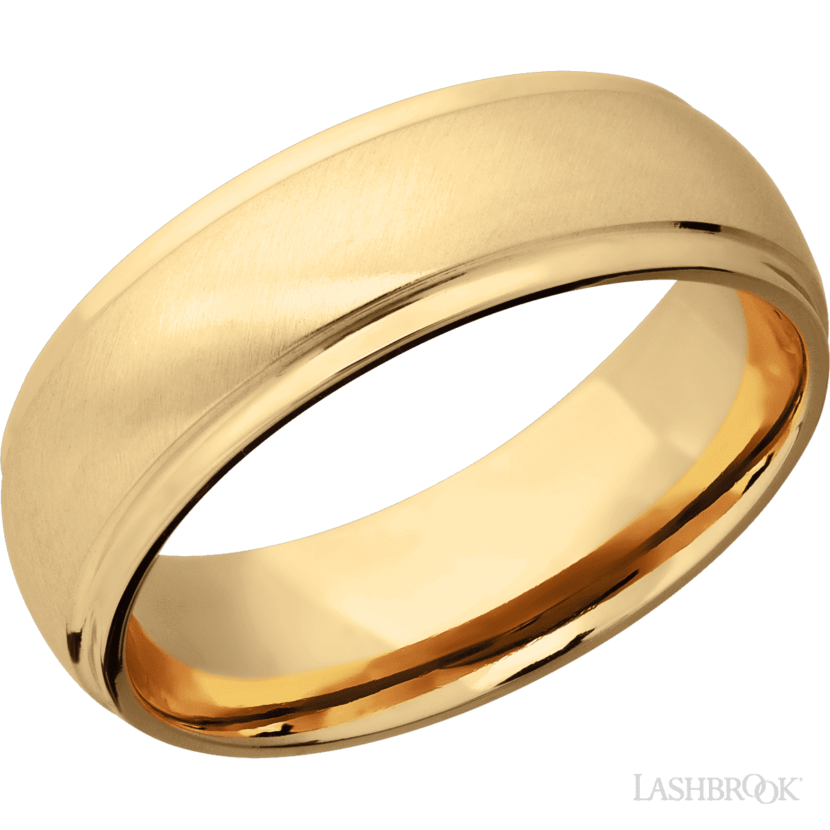 14K Yellow Gold with Anglesatin, Polish Finish