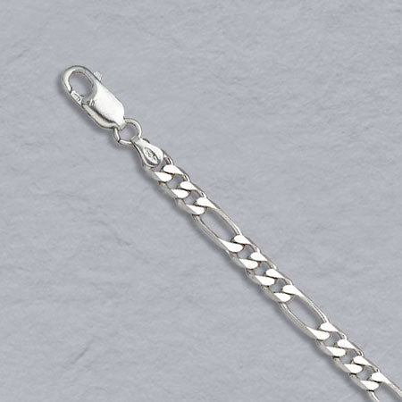 Sterling Silver Figaro Chain 4.6mm