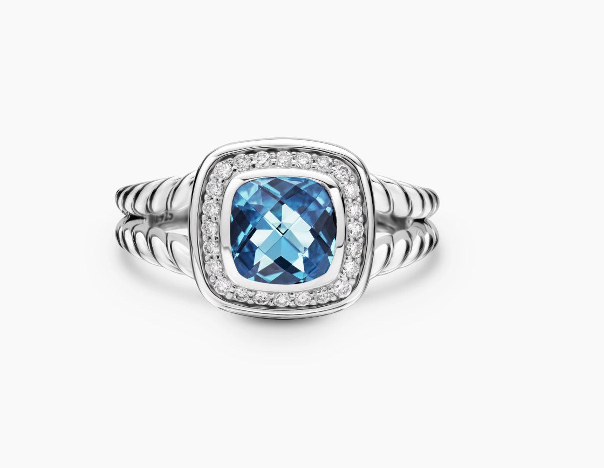David Yurman Petite Albion Gemstone Rings