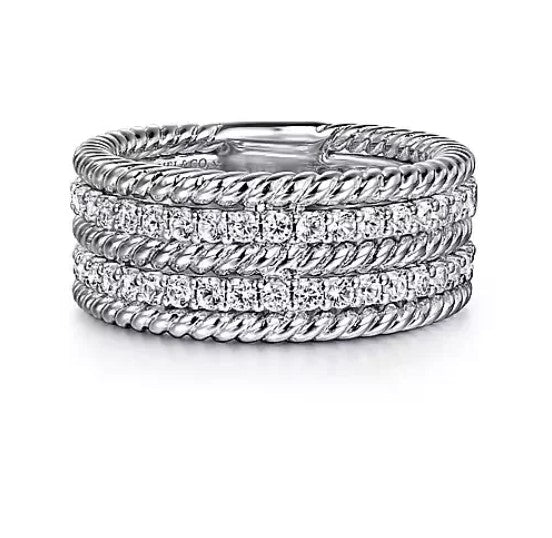 Sterling Silver Hampton Stackable Ring