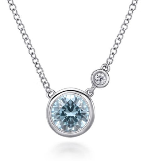 Sterling Silver Birthstone Necklaces