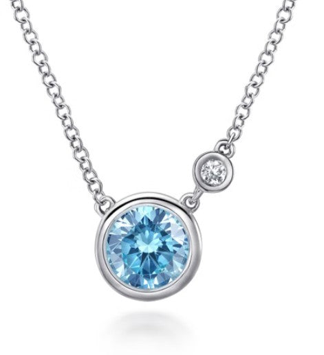 Sterling Silver Birthstone Necklaces