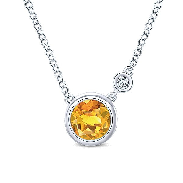 Sterling Silver Birthstone Necklaces