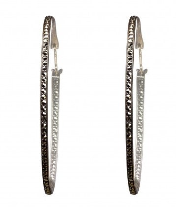 Sterling Silver Large Hoops