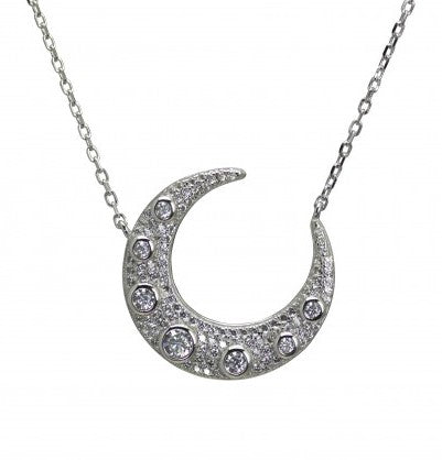 Sterling Silver Pendant with CZ