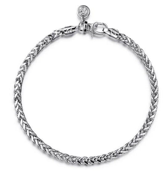 Sterling Silver Men's Wheat Chain